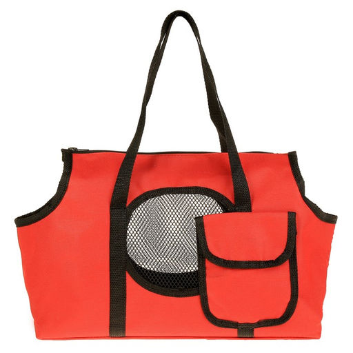 Сумка - переноска для животных на плечо, ПВХ, 37 х 13 х 20 см, красная - Simaland фото 3