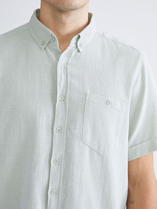 Regular Fit K?sa Kollu Erkek G?mlek