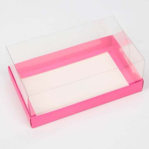 Цена за 5 шт. Коробка кондитерская, упаковка, «Фуксия» , 22 х 8 х 13,5 см