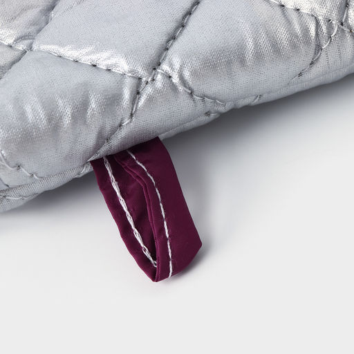 Набор прихваток Доляна «Профи», 2 шт., 30×16×2 см, серый