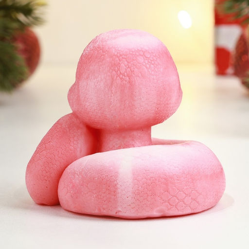 Фигурное мыло Змея Малыш градиент розовый - Мыльные штучки фото 3