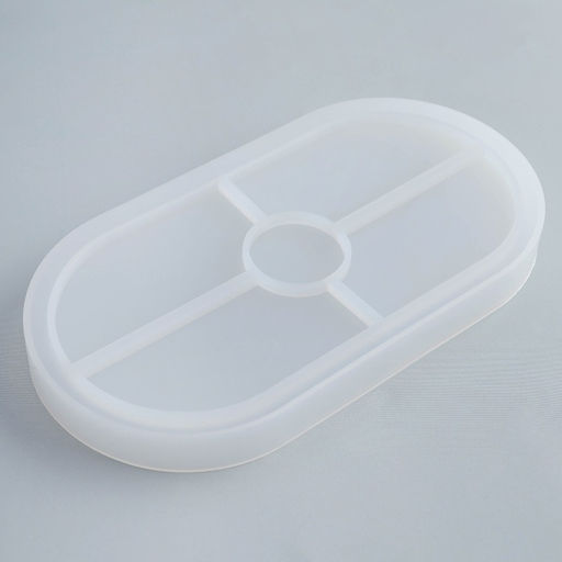 Подставка из гипса. Набор для создания поддона с поталью «Овал»