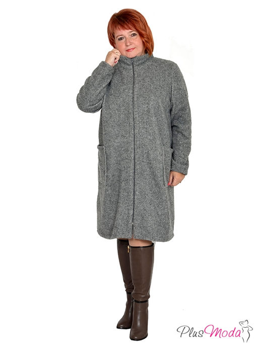 Жакет-дубленка Модель №1315 размеры 44-84 - Plusmoda фото 5