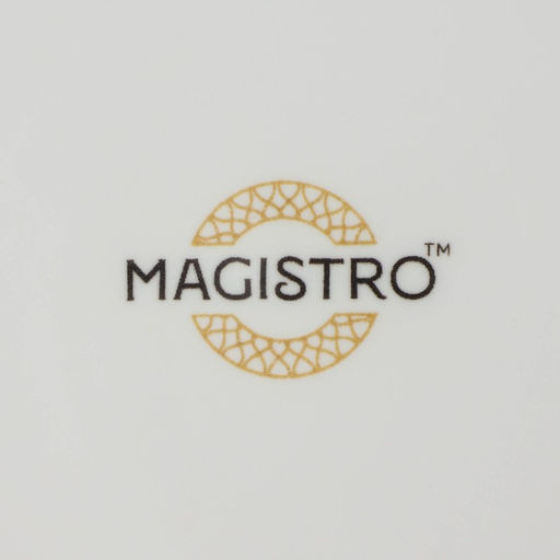 Набор тарелок обеденных фарфоровых Magistro Hypnose, 25.7×2.5 см, 2 шт.