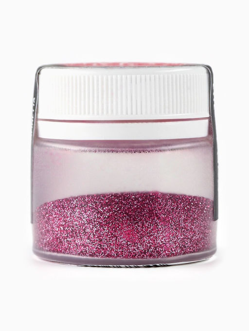 Блёстки пищевые мелкой фракции розовые для капкейков, тортов и напитков, 5 г. - KONFINETTA фото 2