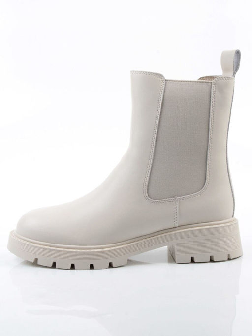 04-PAT177-2Z MILK Ботинки зимние женские (натуральная кожа, 100% шерсть)