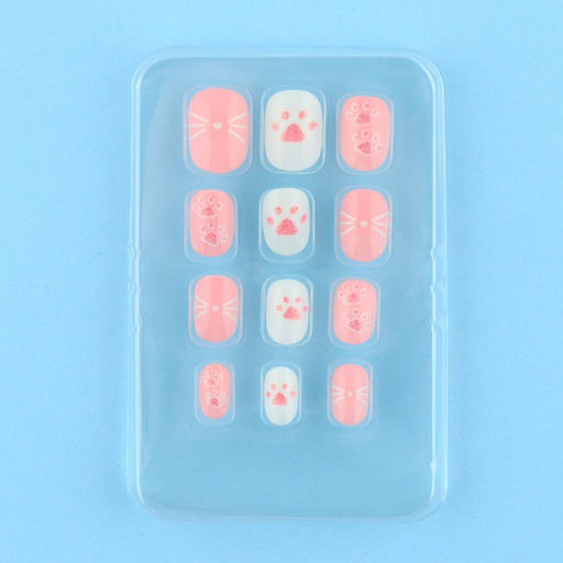 Детские накладные ногти Милый котенок, 12 шт. - Выбражулька фото 3