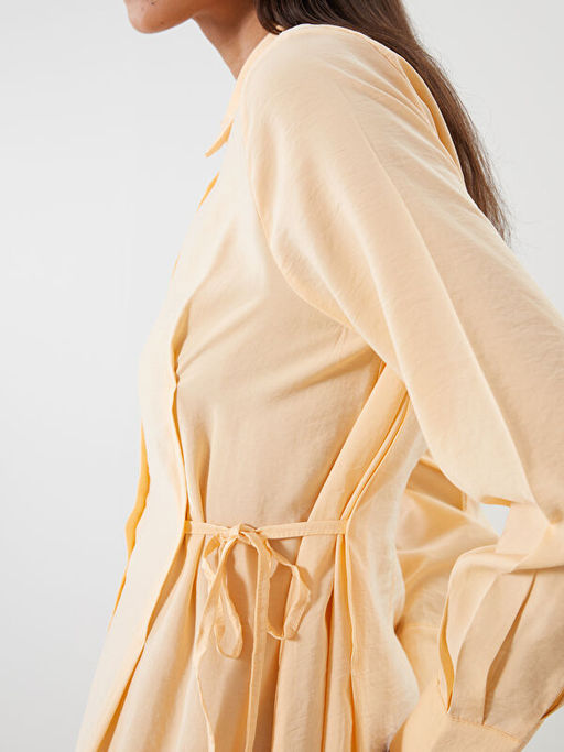 Modal Kar???ml? G?mlek Elbise