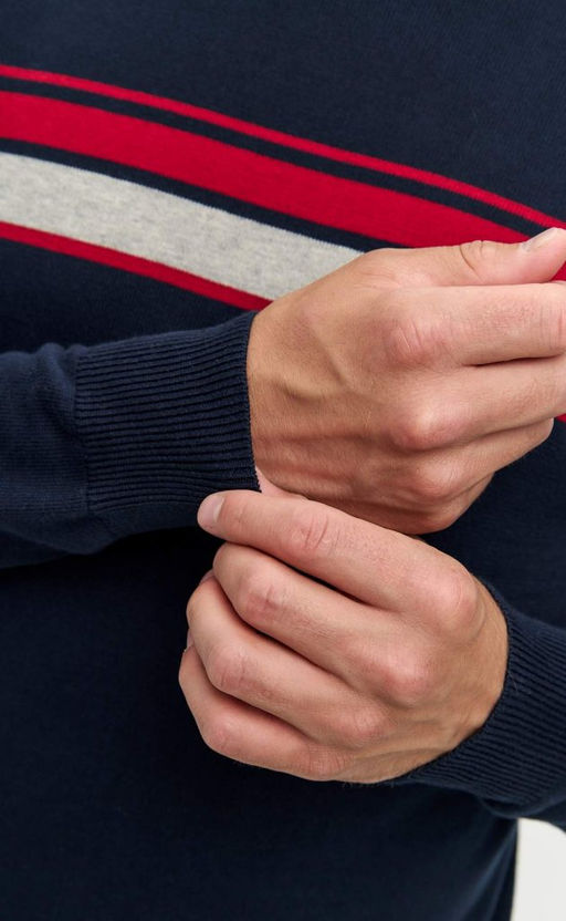 Джемпер F421-1548 d.blue - Fine joyce фото 5