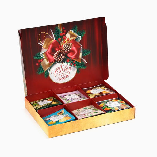 Чай новогодний чёрный Уютного праздника, ассорти, 30 шт - Фабрика счастья фото 11