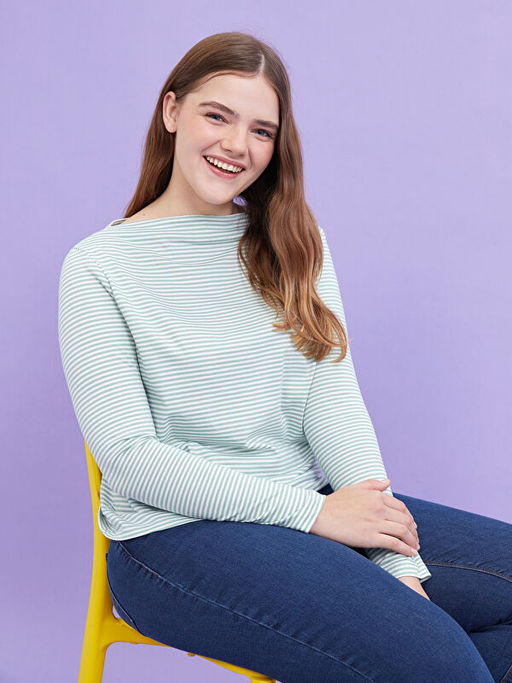 Slim Fit D?z Cep Detayl? Kad?n Jean Pantolon