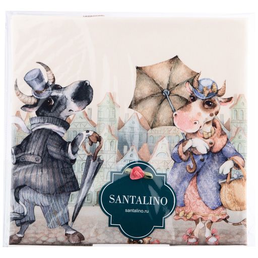 КОМПЛЕКТ САЛФЕТОК 2ШТ ПРОМЕНАД40Х40 СМ ,БЕЖЕВЫЙ, 100 - Lefard фото 2