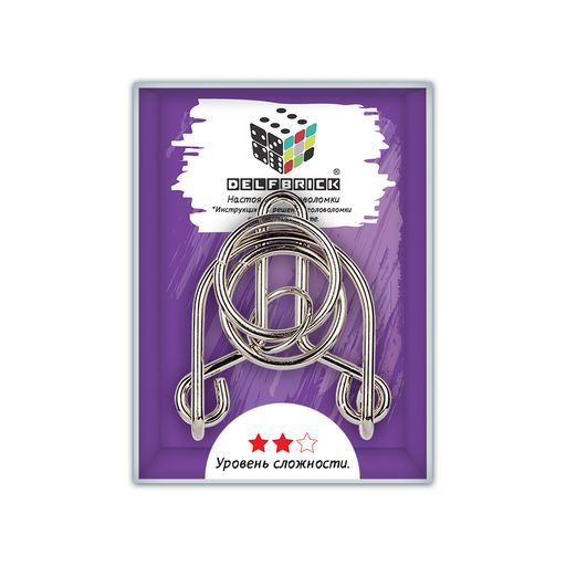 DELFBRICK DLM-24 Головоломка металлическая 1 шт Капкан 5 элемент