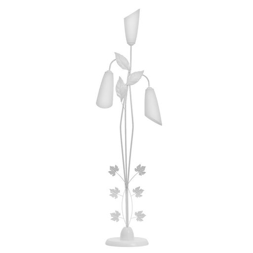 Торшер напольный BayerLux «Симпл», 3×40 Вт, E27, белый