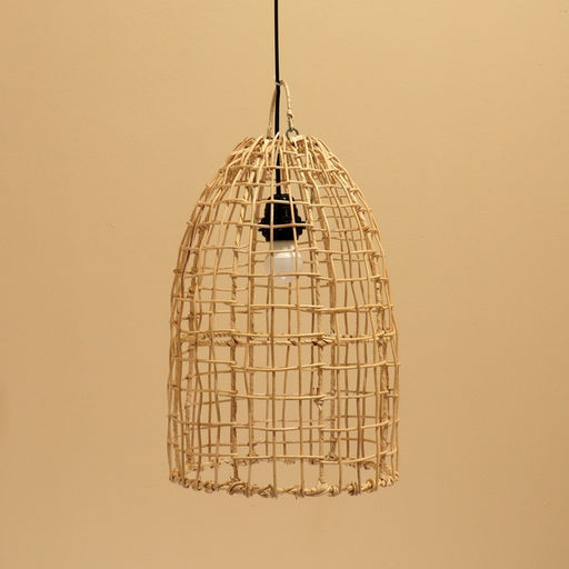 Светильник потолочный из ротанга «Райан», 1×120 Вт, Е27, 25×25×40 см