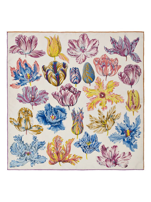 Платок жен. шелк 90х90 SS04-8502-23