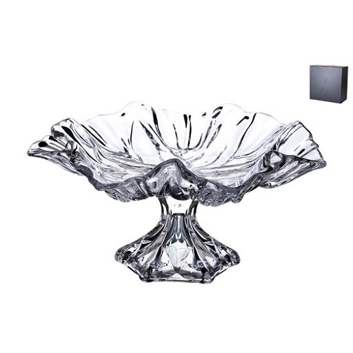 Блюдо сервировочное на ножке 33х15х16 см 8836