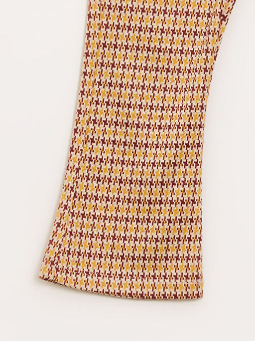 Beli Lastikli Desenli Geni? Pa?a K?z ?ocuk Tayt