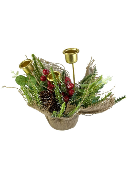 Подсвечник для 3-х свечей, высота 26см