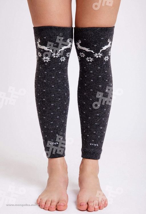 Гетры из монгольской шерсти (арт. 01252) - Тод оймс ххк фото 4