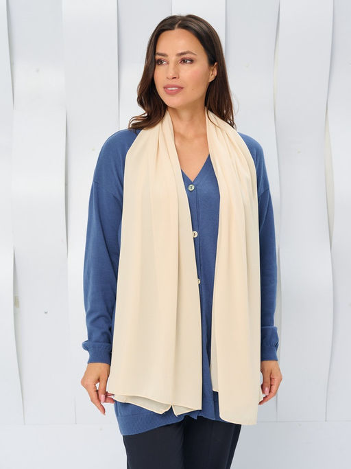 Палантин жен. виск+шелк 70х180 MR80SCRF-03