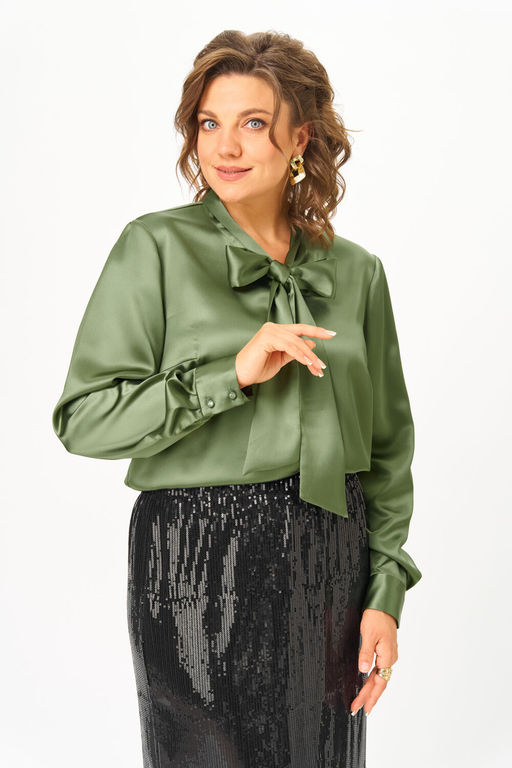 Блуза ANDINA CITY 5042-25 оливка
