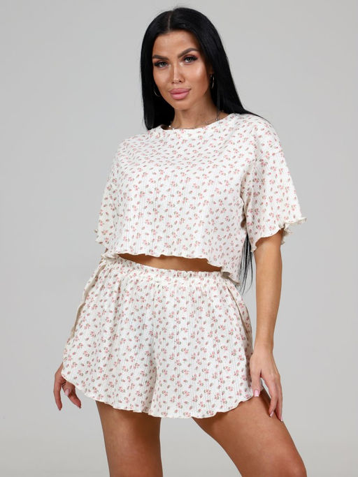 674 ПИЖАМА ЖЕНСКАЯ (шорты) - А-дина фото 2