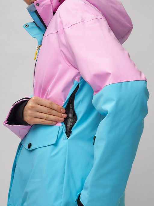 Горнолыжный костюм женский фиолетового цвета 02302F - Chunmai фото 16