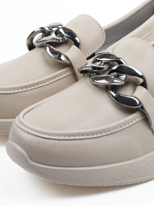 06-YG107-2 BEIGE Туфли женские (натуральная кожа)