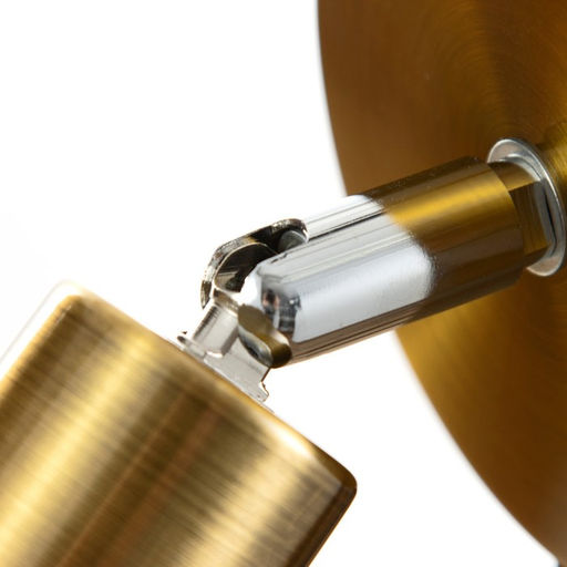 Спот BayerLux «Дарни», провод 150 м, выключатель, Е27, 40 Вт, 10х10х10 см, цвет основания медный