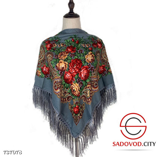 Платок женский шерстяной - Zum ming фото 5