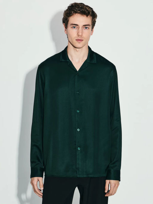 Сатиновая рубашка relax fit / Zarina