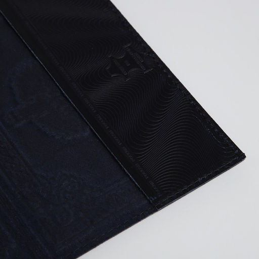 Обложка для паспорта, тиснение, герб, цвет тёмно-синий - Simaland фото 6