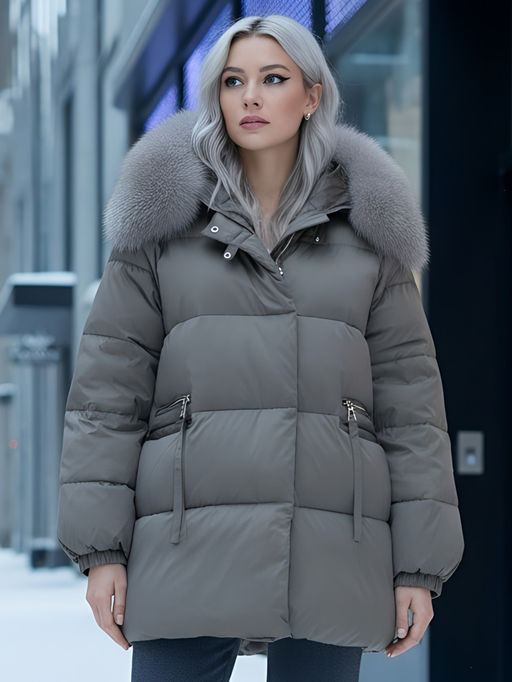 Куртка зимняя с мехом Бренд: Visdeer