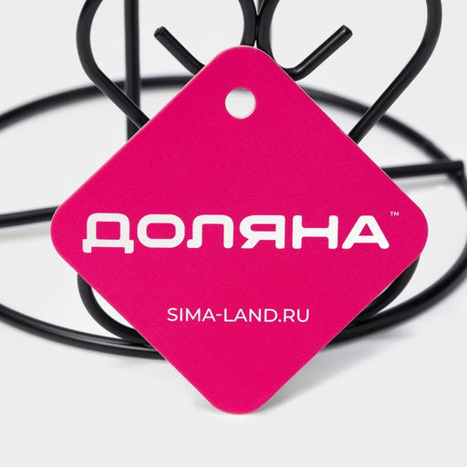 Держатель для бумажных полотенец настольный Доляна «Сердце», 13.5×13.5×28 см