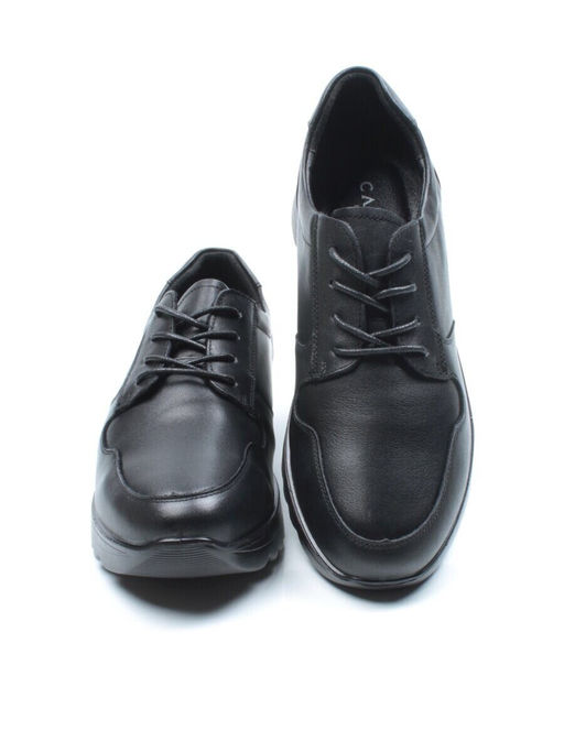 03-5307 BLACK Полуботинки женские (натуральная кожа)