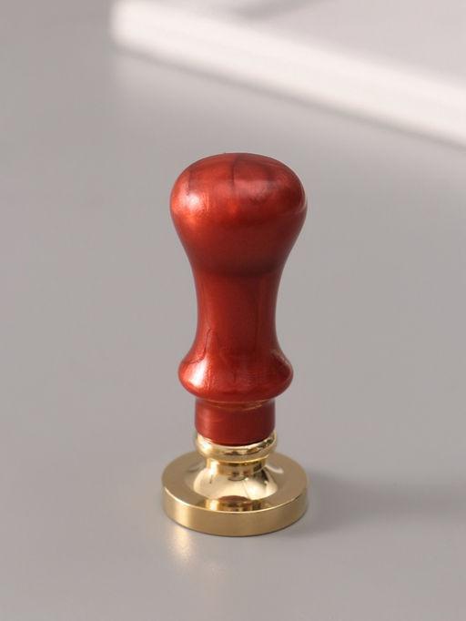 Печать для сургуча с пластиковой ручкой «Классика цифра 6», 2.5×2.5×6.3 см