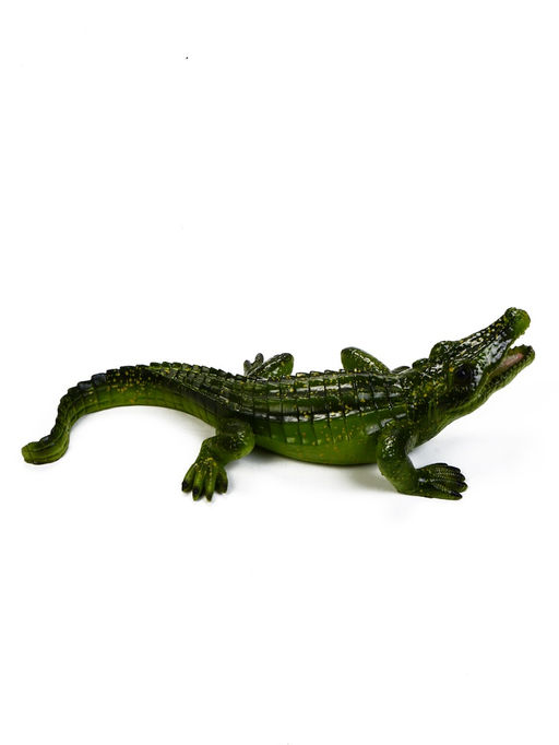 Садовая фигура из полистоуна «Крокодил», 35×15×7 см, Greengo