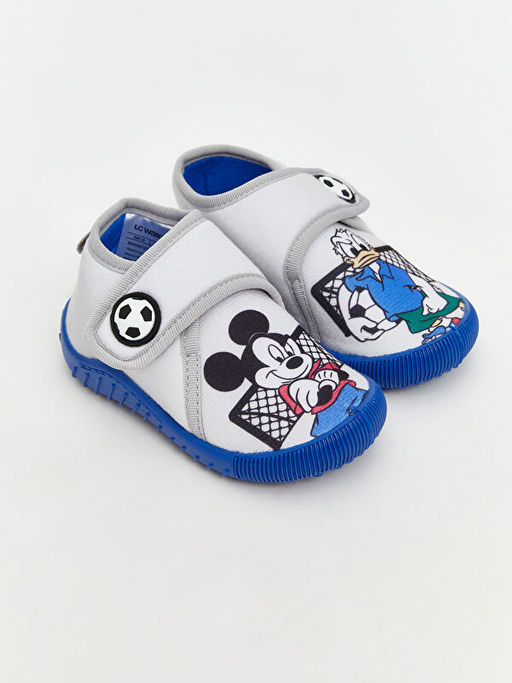 Mickey Mouse Bask?l? Erkek Bebek Panduf