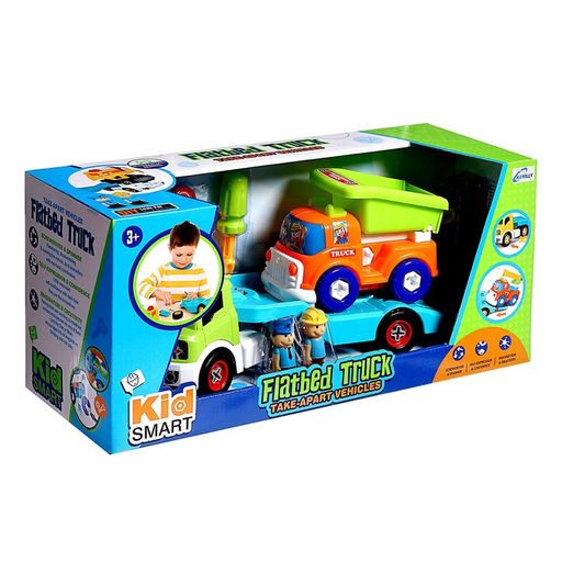 Конструктор винтовой Эвакуатор с машинкой, с отвёрткой и насадкой + знаки - Simaland фото 17