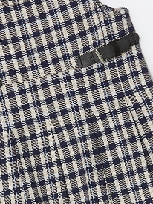 Bisiklet Yaka Ekose Desenli K?z Bebek Elbise - Waikiki фото 2