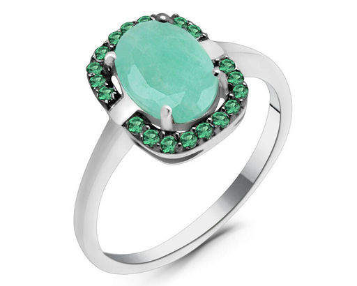 Кольцо, изумруд берилл , наноизумруд, Садрия