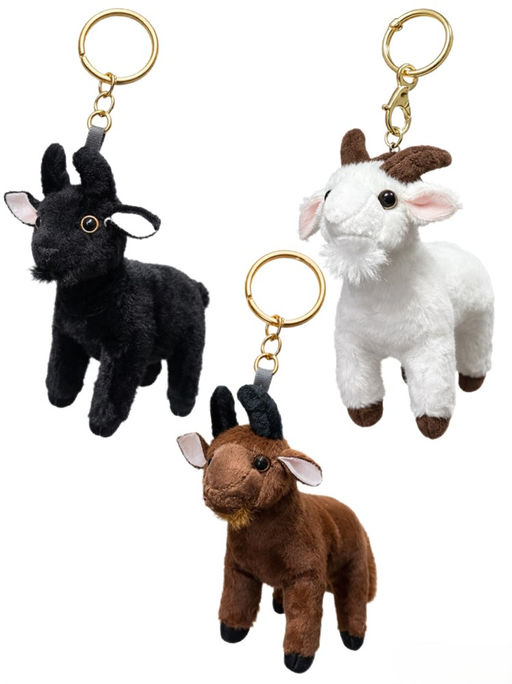 Мягкая игрушка "Козлик" 19*16см, на брелке, 2цв. в ассорт.