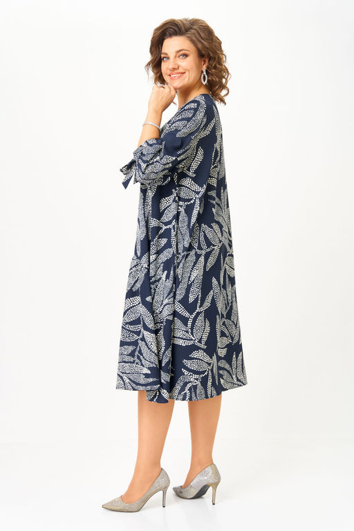 Платье Michel Chic 2164/1 синий узор