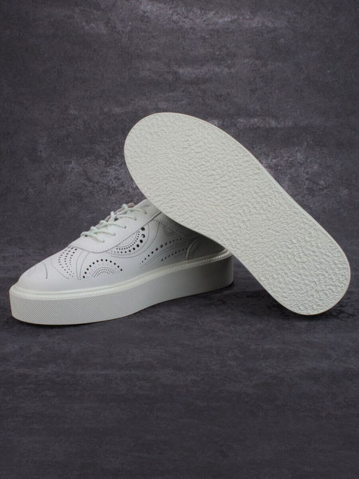 05-PDD166-3 LT.GREEN Кроссовки женские (натуральная кожа)