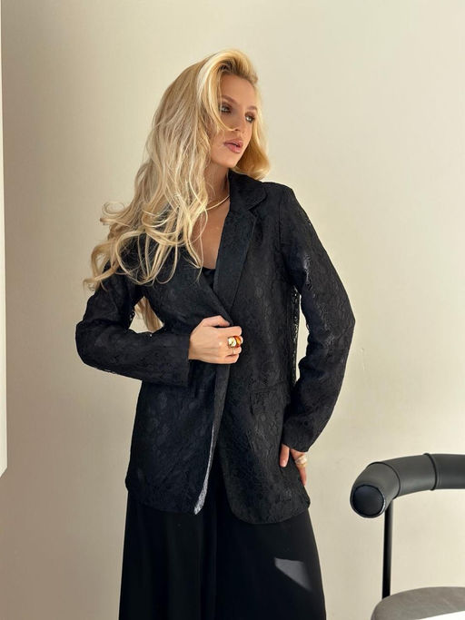 Пиджак #БШ2003, чёрный - Dommod фото 6