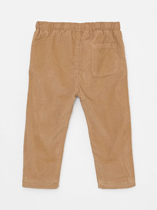 Beli Lastikli Basic Kadife Erkek Bebek Pantolon - Waikiki фото 2