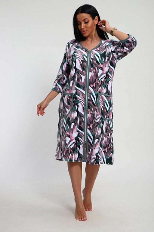 Халат велюровый на молнии (941-6) - Плиона фото 190