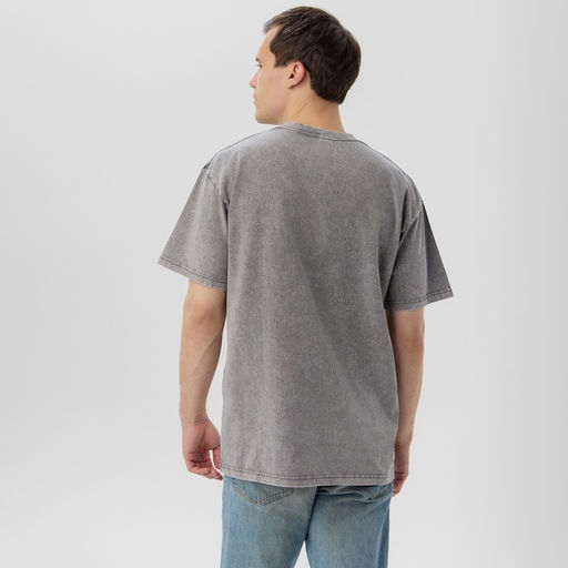 Футболка мужская MIST из вареного хлопка, серый, р-р L