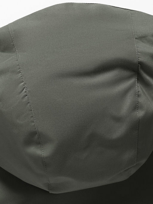 Парка зимняя подростковая для мальчика с капюшоном цвета хаки 9533Kh - Valianly фото 12